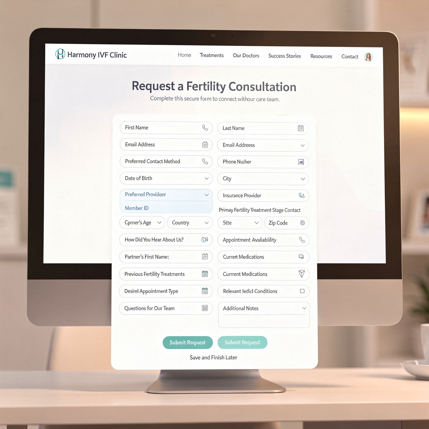 How to Design an IVF Lead Form That Patients Actually Complete
