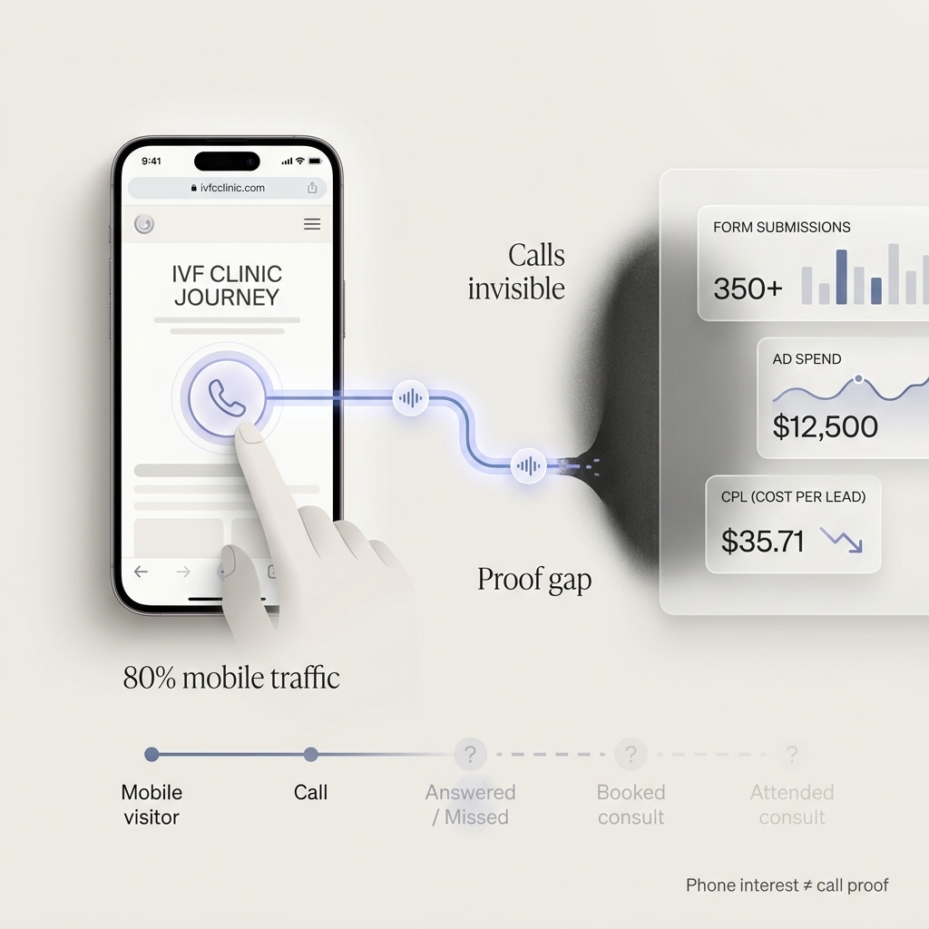 IVF Call Tracking: Why Every Missed Call Breaks More Than Your Intake Queue
